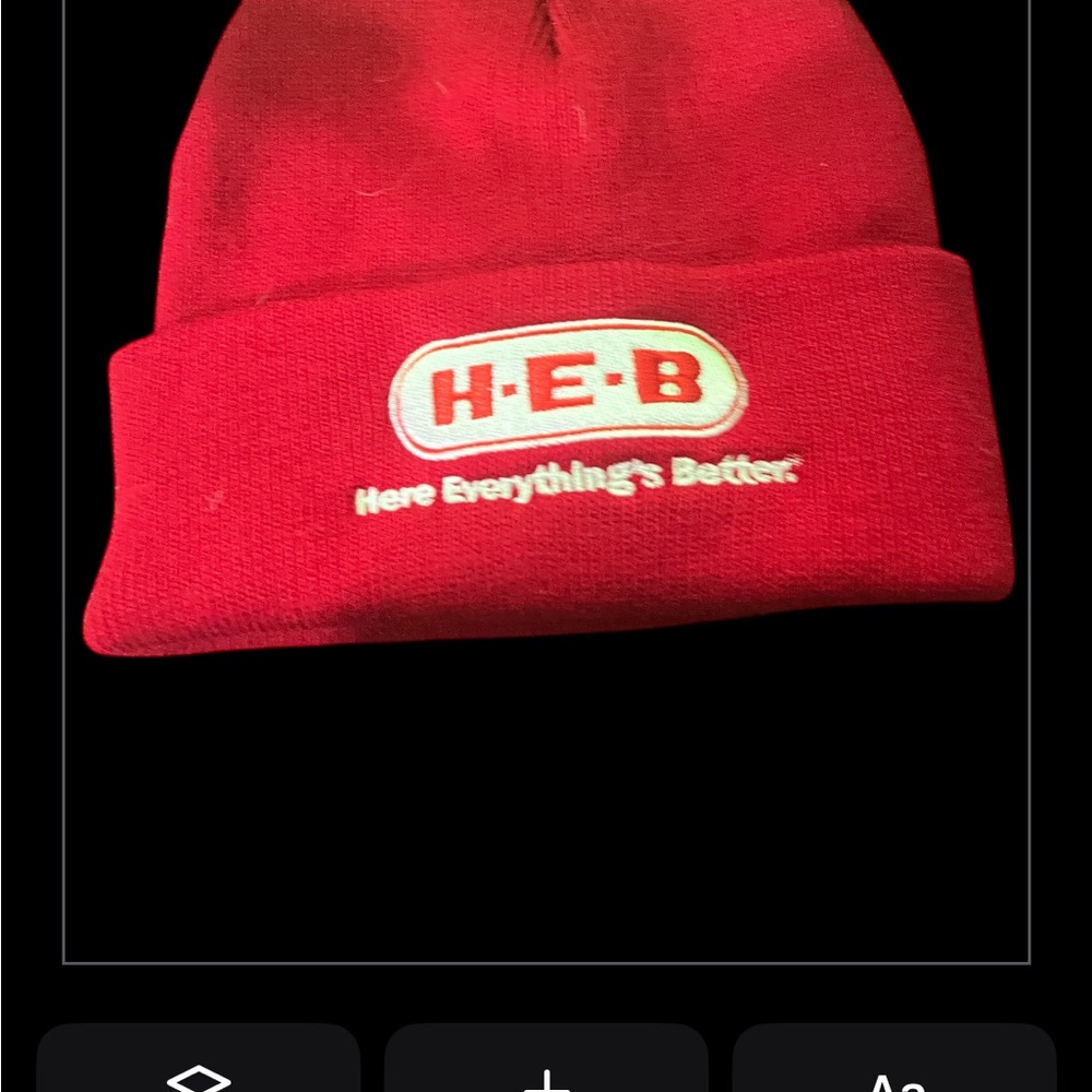 H-E-B Red Beanie